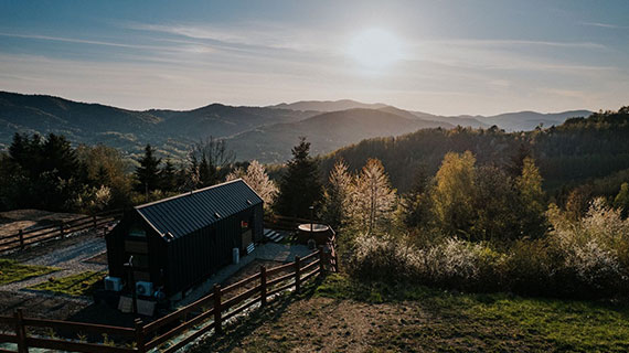 Ustronne położenie domku blisko lasu