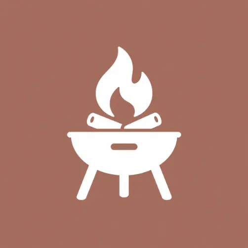 grill opalany drewnem